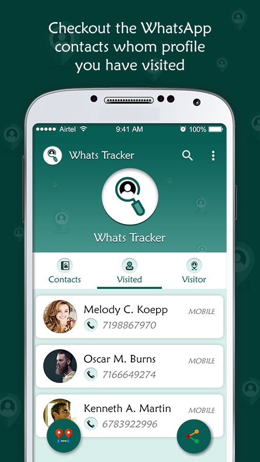 Whatsapp tracker profile WhatsSpy :